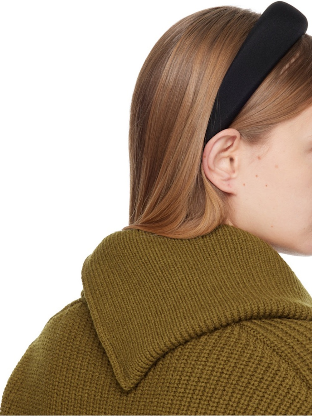 Sophie Buhai CLASSIC PUFFY HEADBAND in Black